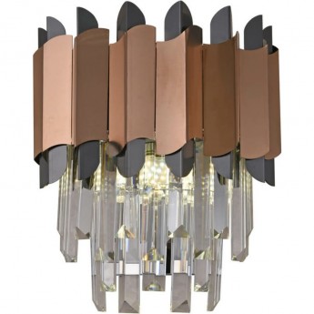 Бра HIPER 2хE14х40Вт AB/BLACK H171-3