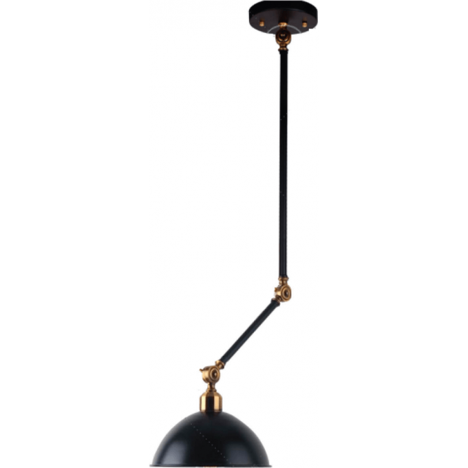 Люстра HIPER 1хE27х60Вт BLACK/BRASS H038-0