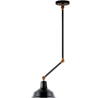 Люстра HIPER 1хE27х60Вт BLACK/BRASS H038-1 Люстра HIPER 1хE27х60Вт BLACK/BRASS H038-1