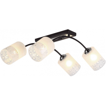 Люстра HIPER 4хE27х60Вт BLACK/CHROME H010-4 Люстра HIPER 4хE27х60Вт BLACK/CHROME H010-4