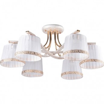 Люстра HIPER 6хE27х60Вт WHITE/GOLD H016-6 Люстра HIPER 6хE27х60Вт WHITE/GOLD H016-6