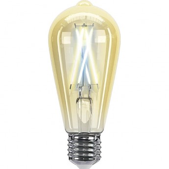 Умная LED лампочка Wi-Fi HIPER IOT ST64 FILAMENT VINTAGE