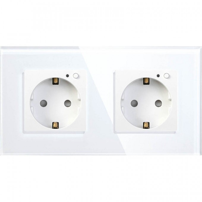 Умная встраиваемая Wi-Fi розетка HIPER IoT Outlet W02 Duo Умная встраиваемая Wi-Fi розетка HIPER IoT Outlet W02 Duo