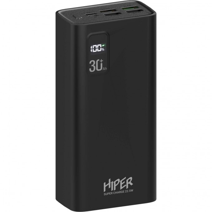 Внешний аккумулятор HIPER FAST 30000 Black EP 30000 BLACK