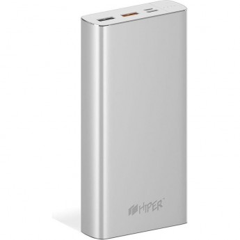 Внешний аккумулятор HIPER POWER BANK MPX20000 SILVER Внешний аккумулятор HIPER POWER BANK MPX20000 SILVER
